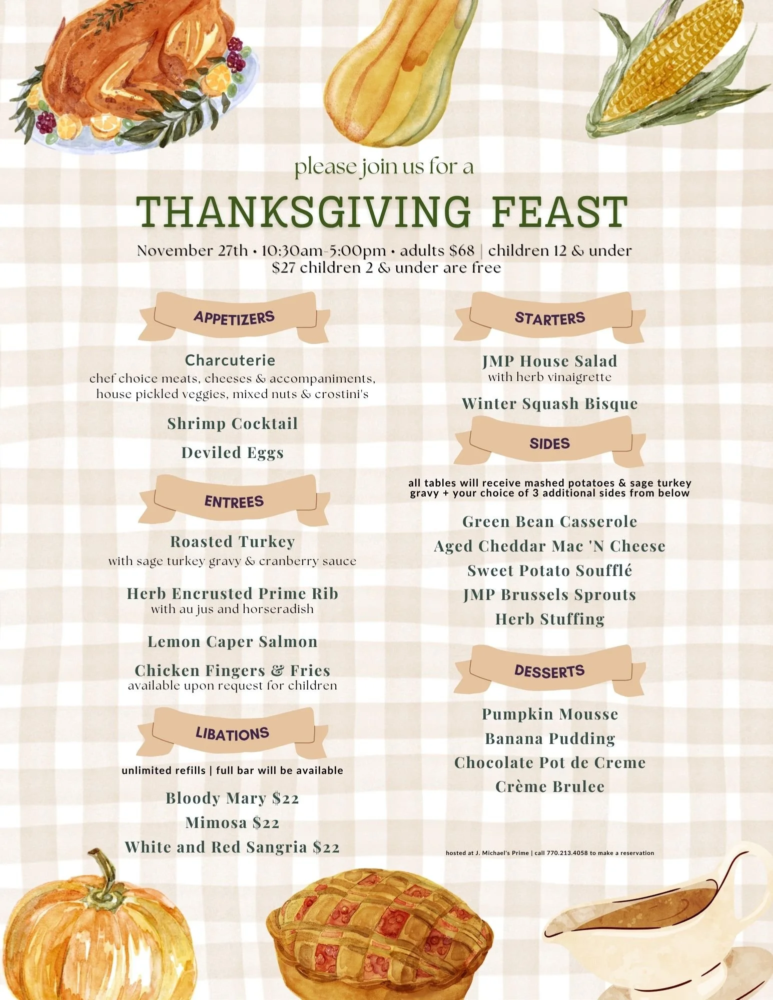 まとめ購入確認用1200■ THANKSGIVING LIVE 2010 Thanksgiving at J. Michael's Prime — J. Michael's Prime
